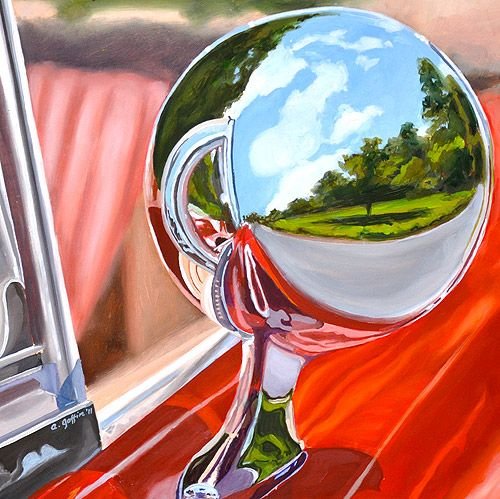 Смотрюсь в зеркало иллюстрация