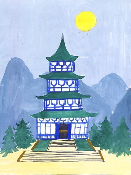 Японский рисунок 4 класс