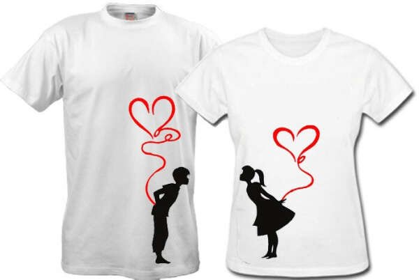 Майки для влюбленных пар