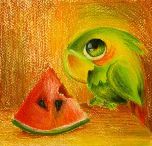 Рисование цветными карандашами для детей