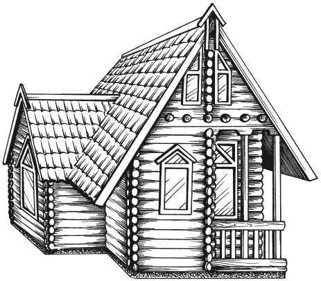 Поэтапное рисование дом