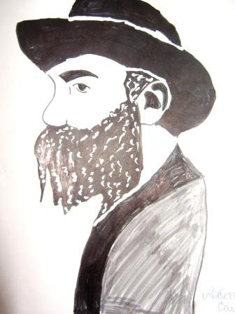 Легкий портрет Коста Хетагурова