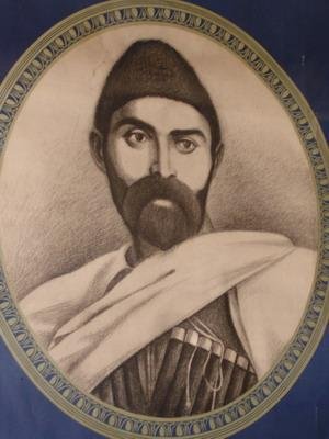 Нарисовать портрет Коста Хетагурова