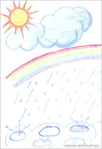 Рисунок на тему слепой дождь