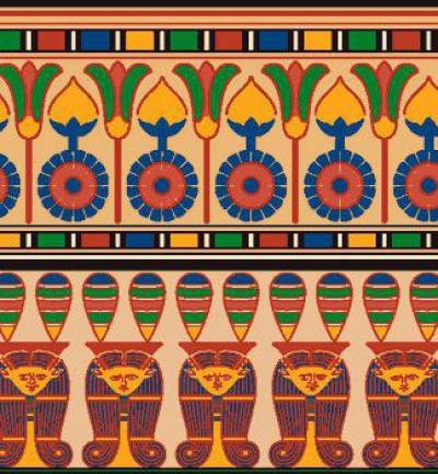 Растительный и зооморфный орнамент древнего Египта