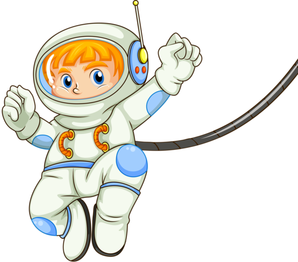 Космонавт мультяшный