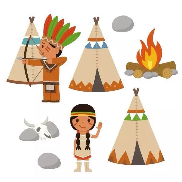 Индейцы рисование для детей