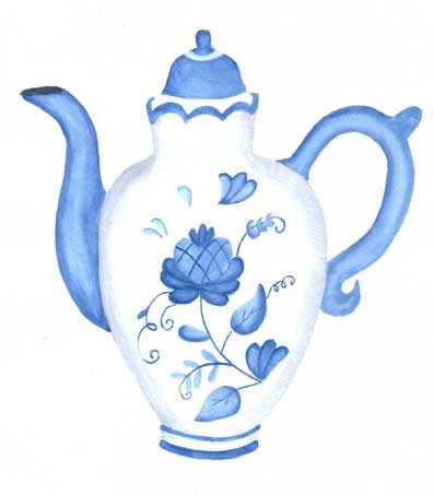 Роспись кувшина Гжель в старшей группе