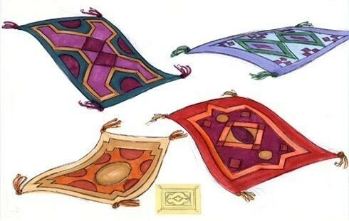 Ковер самолет эскиз