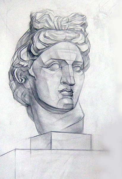 Дискобол Академический рисунок