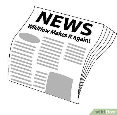 Газета карандашом