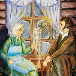 Иллюстрация к няне Пушкина