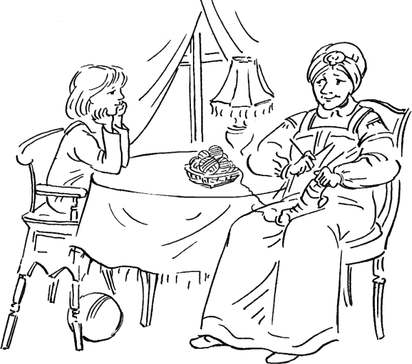 Арина Родионовна няня Пушкина раскраска