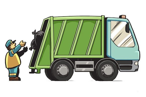 Вывоз мусора значок