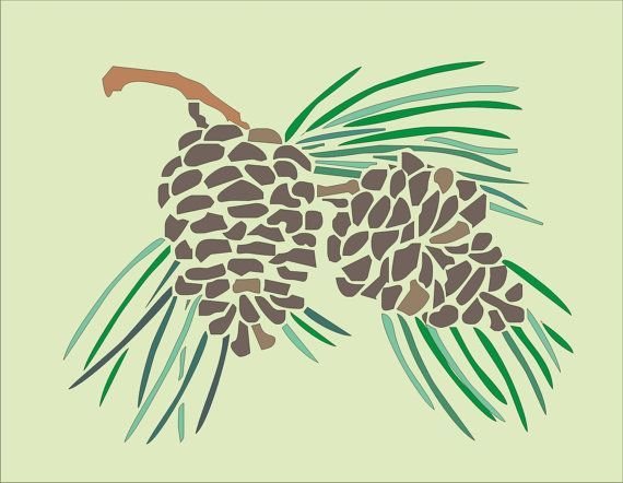 Шишка карандашом