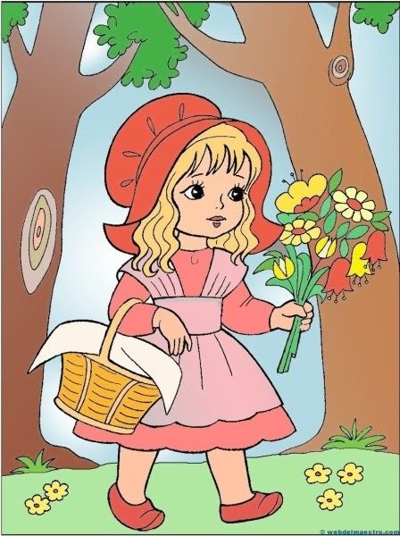 Красная шапочка из сказки Шарля Перро