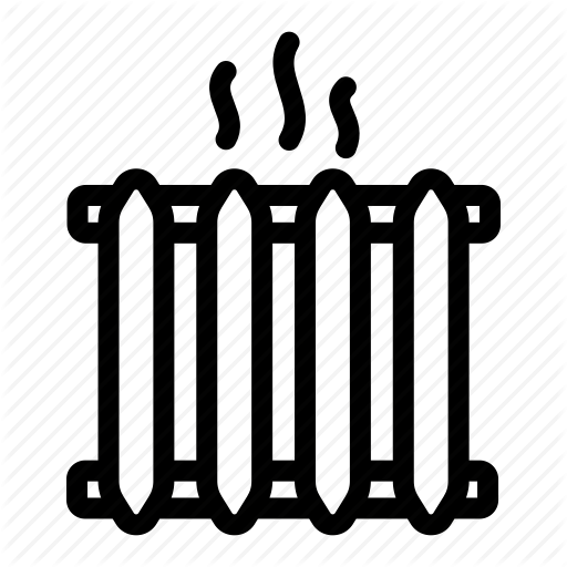 Батарея отопления вектор флэт