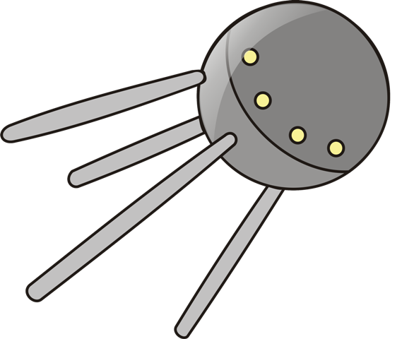 Спутник нарисовать