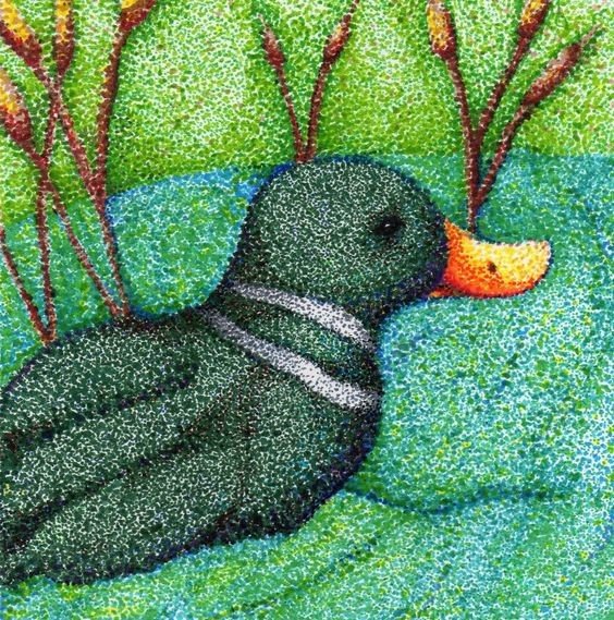 Пуантилизм для детей