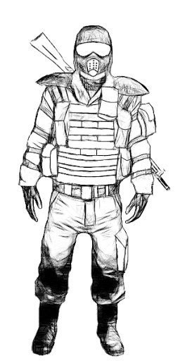 Раскраска сталкер