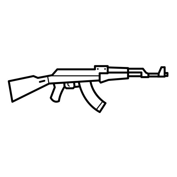 АК 47 рисунок
