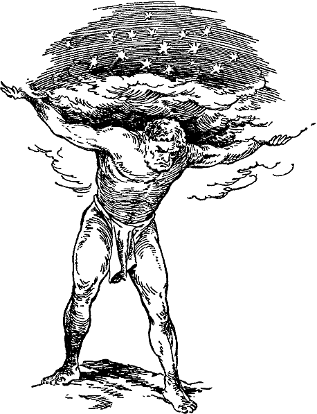 Атлант и яблоки Гесперид