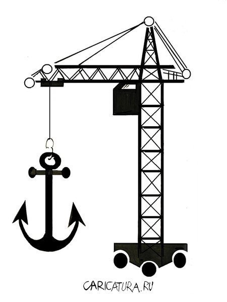 Кран строительный иллюстрация для детей