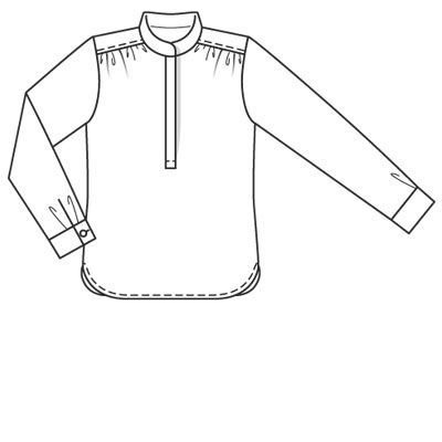 Трафарет рубахи