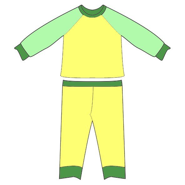 Пижама рисунок для детей