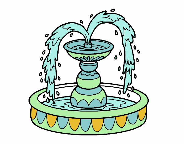 Фонтан мультяшный