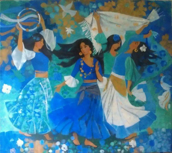 Цыганский танец картина