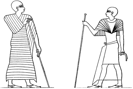 Фараон и вельможи в древнем Египте