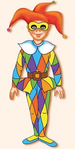 Пьеро и Арлекин Буратино