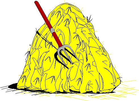 Стог сена картинка для детей