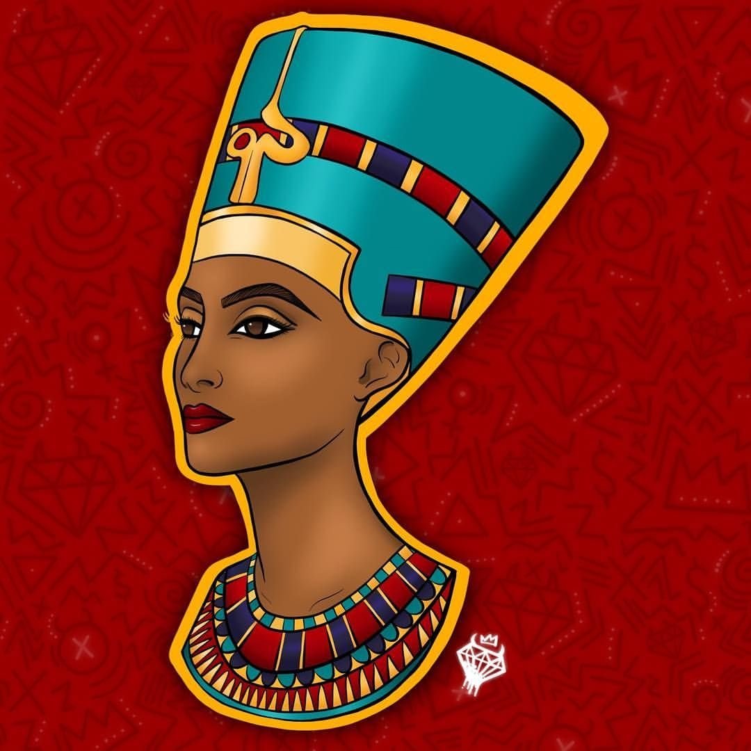 Вектор Нефертити Египет