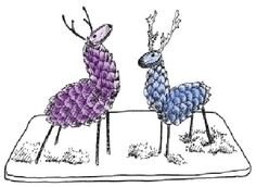 Иллюстрация из природных материалов