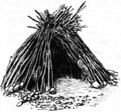 Картин для детей шалаш