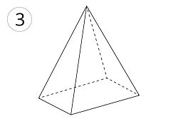 Апофема правильной четырехугольной пирамиды