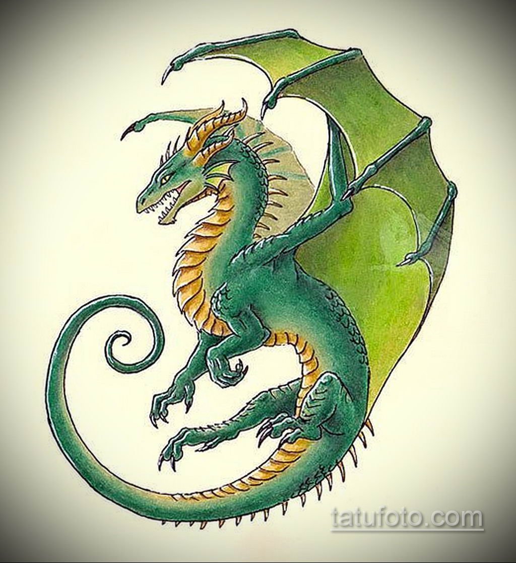 Средневековье узоры дракон