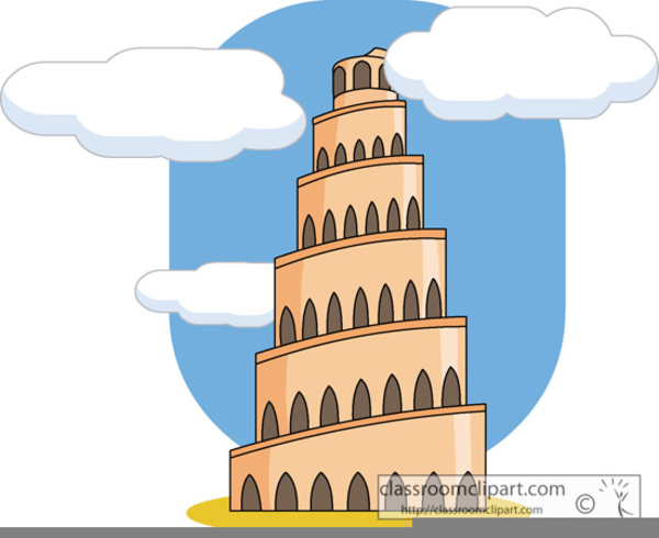 Вавилонская башня нарисовать