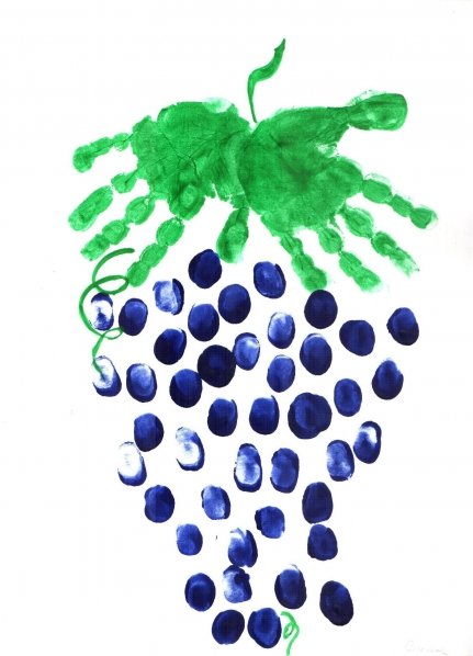 Пальчиковые рисунки (50 фото)