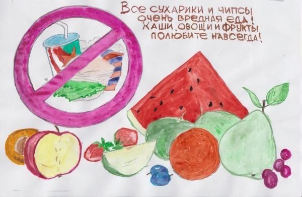 Здоровое питание рисунок