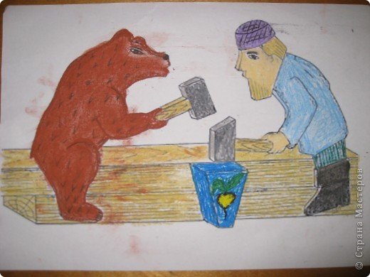 Богородская игрушка рисование