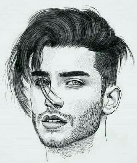 Прическа сбоку референс