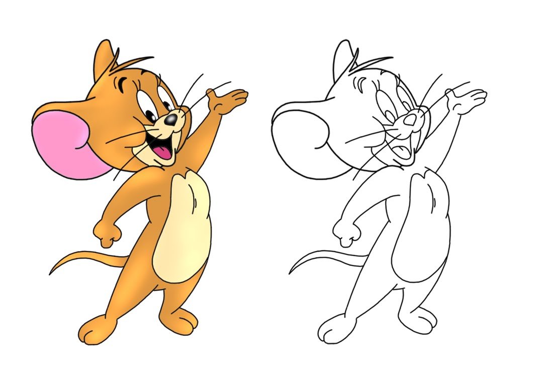 Как рисовать том. Мышонок Джерри раскраска. Срисовать Джерри из Тома и Джерри. Мультяшные персонажи рисунки том и Джерри. Том и Джерри рисунок легкий.