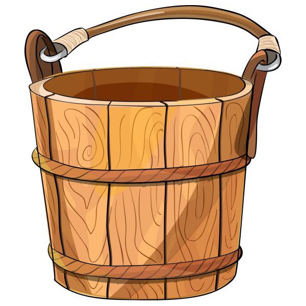 Ведро цветное для детей