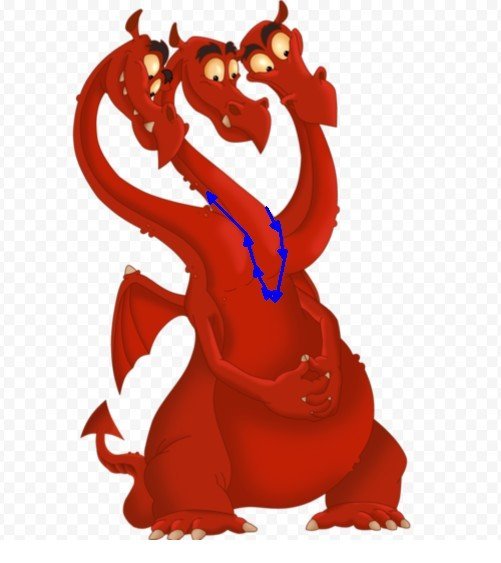 Рисунок змея Горыныча