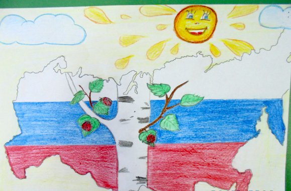 Рисунок моя Родина