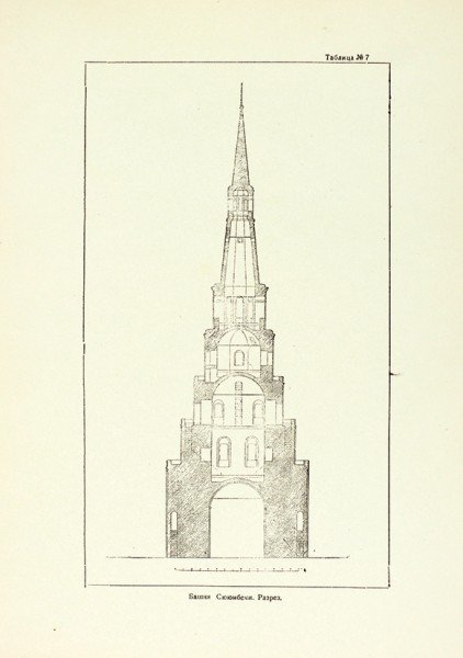 Башня Сююмбике Казань рисунок