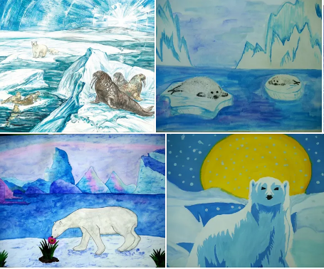 Зона Арктики рисунок